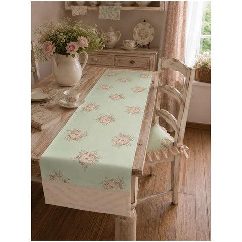 L'Atelier 17 Set 2 Runner da tavolo in cotone "Charlotte" 50x150 cm 2 varianti(1 unità)