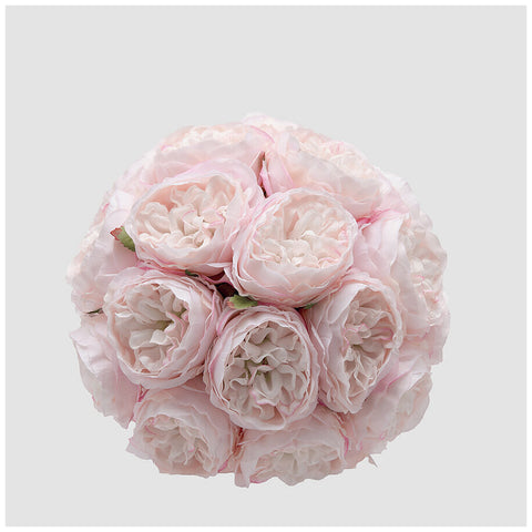EDG - Enzo De Gasperi Sfera decorativa Rose(27) artificiali D22 cm