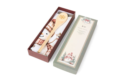 Nuvole di Stoffa Set di natale strofinaccio + mestolo "MAGIC NOEL" 4 varianti (2 unità)
