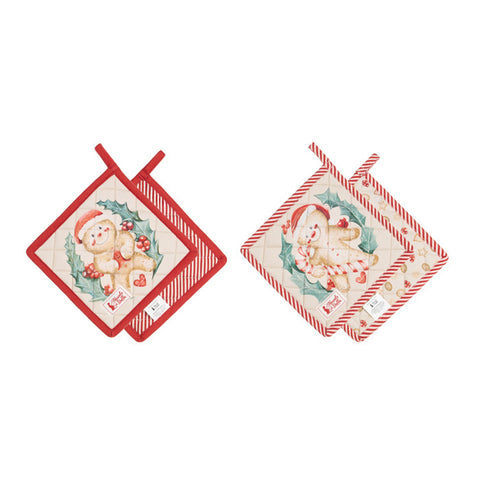 Nuvole di Stoffa Presina natalizia 18x18 cm 2 varianti (1 unità)