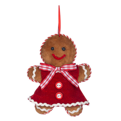 GOODWILL Fabric Gingerbread Man 12 cm 2 variants (1pc)