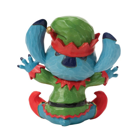 Enesco Disney Jim Shore Statuina di natale Stitch elfo 8x5.5xH9.5 cm