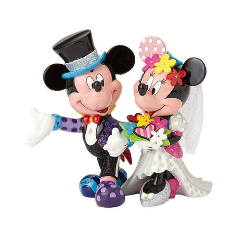 Enesco Statuetta Topolino E Minnie Sposi Disney Britto 15.9x22.2xH19.7 cm