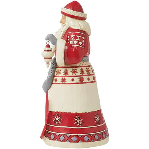 Enesco Babbo natale nordico in resina "Jim Shore" 12x14xh22 cm