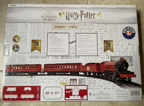 Lionel Set treno ferroviario in miniatura Harry Potter Hogwarts Express