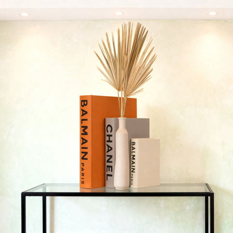 Eurolamp Set 3 Scatole a forma di Libro decorativo in legno mdf