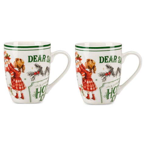 Fade Set of 2 Christmas porcelain mugs "Susy" 350 ml