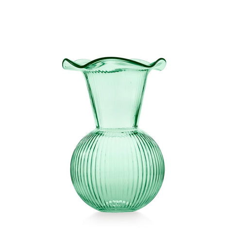 Emò Italia Vaso bocca larga in vetro "Aurora" D16xH24 cm 4 varianti(1 unità)