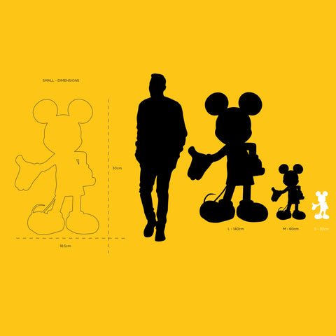 LEBLON DELIENNE Statuina Topolino Kamo piccolo opaco 18.5xH30 cm