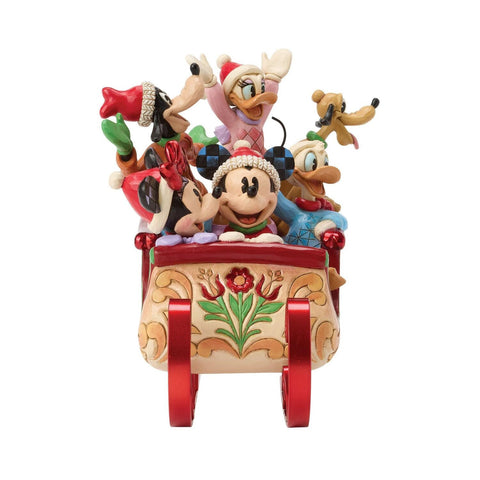 Enesco Mickey Mouse and Friends Christmas Figurine, Jim Shore 20x16xH20 cm