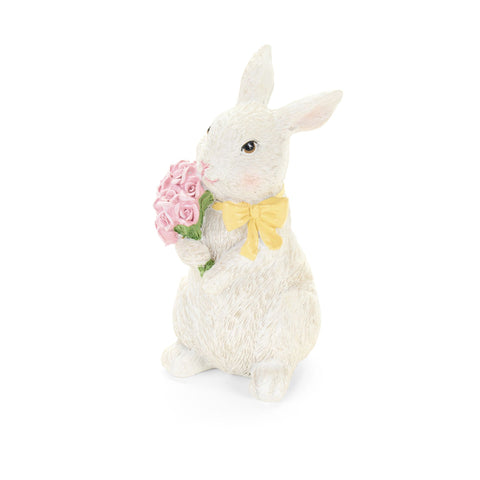 Nuvole di Stoffa Statuina Coniglio di Pasqua in resina "PePen" 6.5x5.5xH11 cm 8 varianti(1 unità)