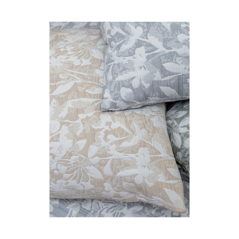 L'Atelier 17 Copriletto matrimoniale jacquard primaverile double face + 2 federe "Silky" 260x260 cm 6 varianti(1 unità)