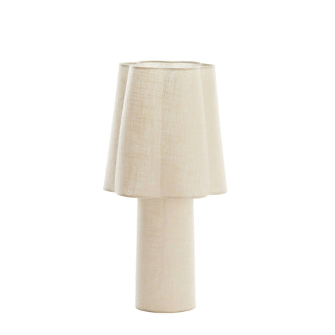 Light & Living Lampada in lino naturale con paralume "Musaby" D25xH50 cm