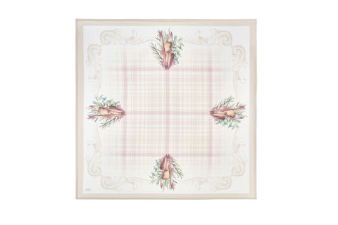 Fabric Clouds Christmas Cotton Centerpiece "Darling" 120x120 cm