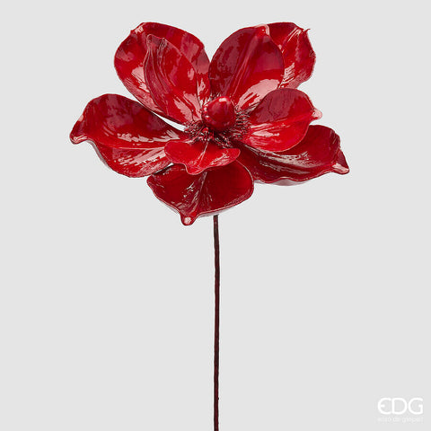 EDG Decoro natalizio magnolia lucida D25H65cm