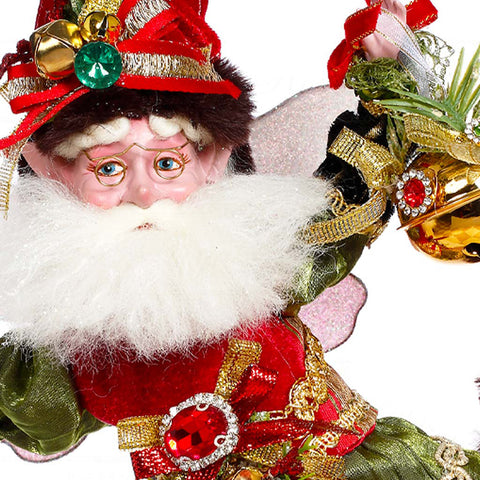 GOODWILL Mark Roberts Fairy Santa Claus with bell, handmade H24 cm