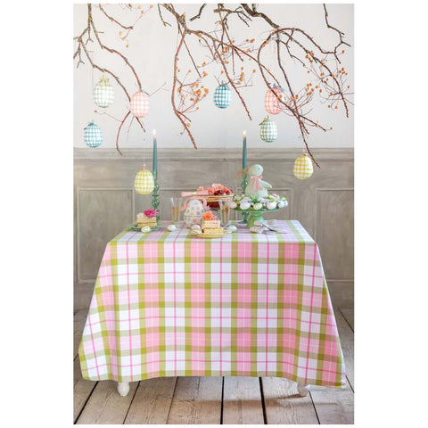 Blanc Mariclò Tovaglia pasquale in cotone "Pasqua Gentile" 140x180 cm 3 varianti(1 unità) - Angelica Home Stabia