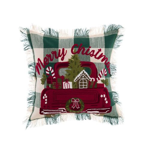 CUSHION WITH APPLIQUÉS
