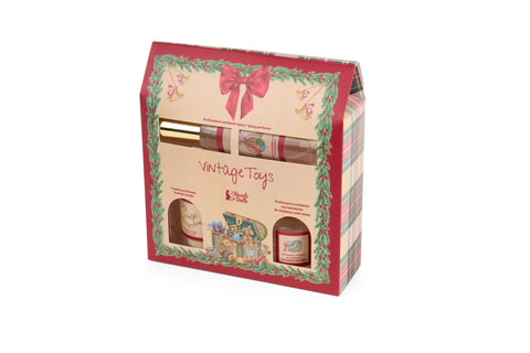 Nuvole di Stoffa Set 3 pezzi Diffusore per ambienti, spray e candela "VINTAGE TOYS"