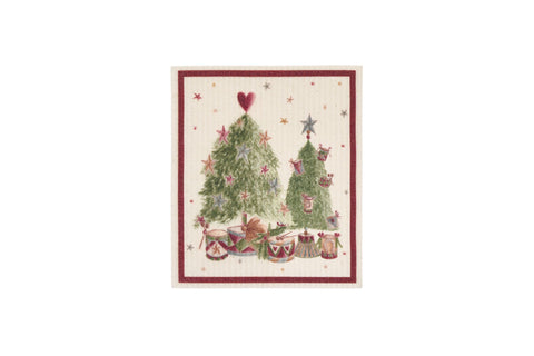 Cloth Clouds Set of 6 Christmas "Carousel" Kitchen Sponges