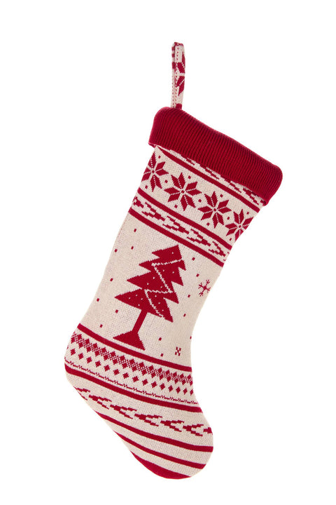 Chaussette de l'Épiphanie en tissu « Conte de Noël » 25 x 48 cm, 3 variantes (1 unité)