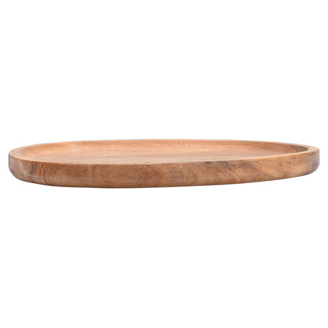 Estia Home Vassoio da portata ovale in legno "Allure" 26x21x2 cm