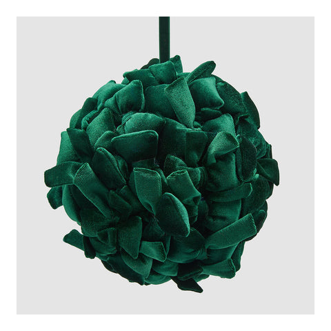 EDG Sfera natalizia con fiocchi D18 cm 2 varianti (1 unità)
