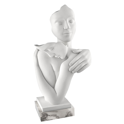 Bongelli Preziosi Statuina scultura "Abbraccio" base in marmo H29 cm