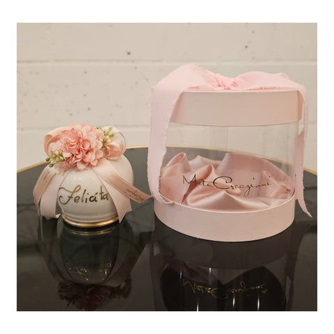 Mata Creazioni Campana in porcellana con box D7xH9 cm 7 varianti(1pz) - Angelica Home Stabia