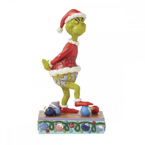 Figurine Enesco Grinch Bas sur Ornement "Jim Shore" 7x10xH18 cm