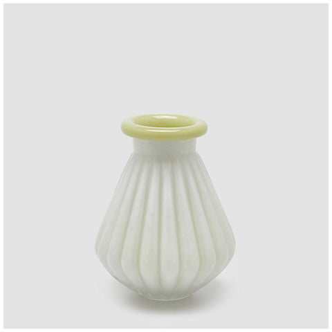 Edg Enzo de Gasperi Striped glass vase with rim D16xH20 cm 4 variations (1 unit)