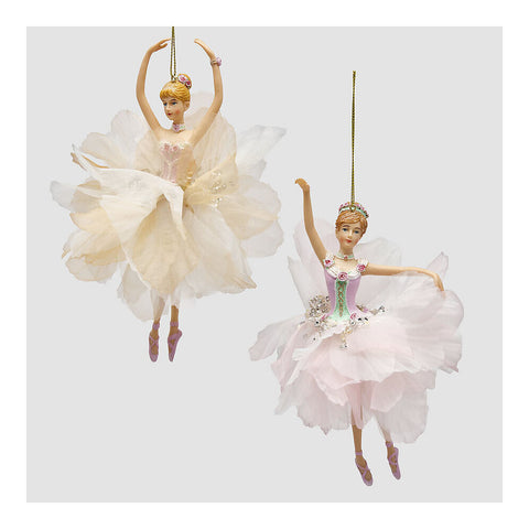 EDG Ballerina decorazione natalizia per albero H18 cm 2 varianti (1unità)