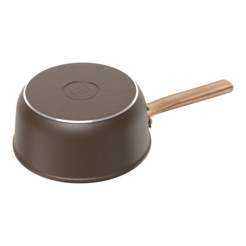 ZWILLING Milano Casseruola in alluminio marrone + coperchio in vetro 18 cm