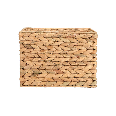 Estia Home Cestino Organizer in giacinto naturale "Florana" 25x30xH22 cm
