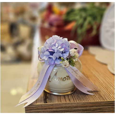 Mata Creazioni Campana in porcellana con box D7xH9 cm 7 varianti(1pz) - Angelica Home Stabia