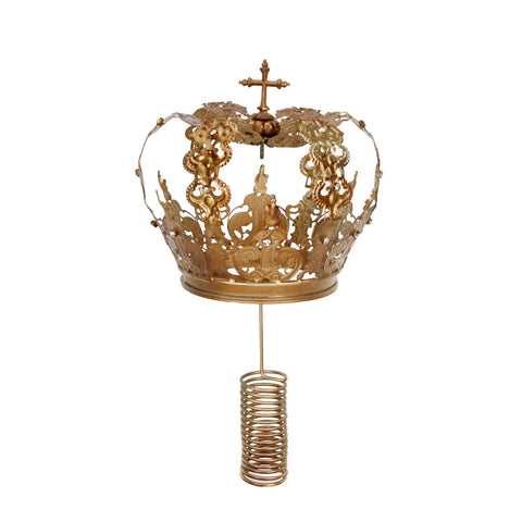 MET.JEWEL CROWN TREE TOPPER TT GLD 36,5CM