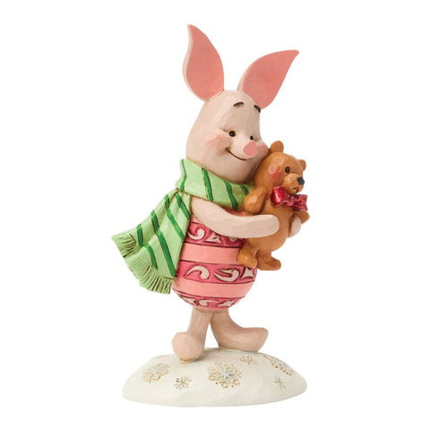 Enesco Disney Jim Shore Statuina di natale Pimpi / Piglet 5x4xH9 cm
