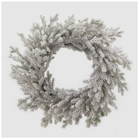 EDG Artificial snowy Christmas wreath D55 cm