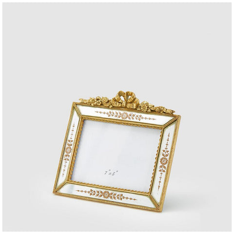 Cadre photo doré avec miroir EDG Enzo De Gasperi 23 x H 21 cm