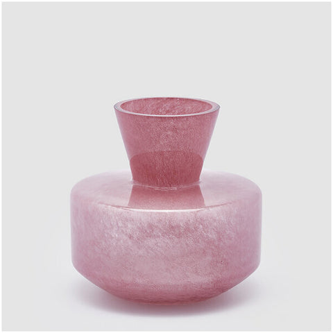 EDG Enzo de Gasperi Round glass vase with neck D21xH20 cm 5 variants (1pc)