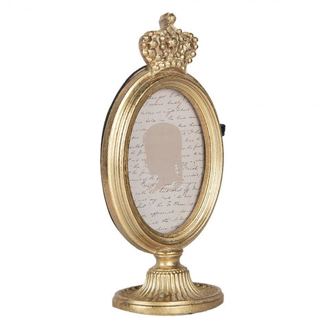 CLAYRE E EEF Cornice porta foto ovale oro 9x6x17 cm / 7x9 cm