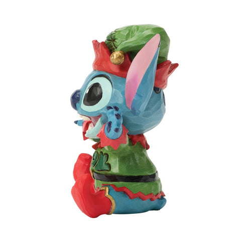 Enesco Disney Jim Shore Statuina di natale Stitch elfo 8x5.5xH9.5 cm