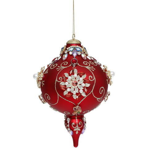 GOODWILL Mark Roberts Red glass pendant, handmade 20 cm