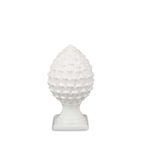 Henriette Pigna lucky charm in white porcelain H 20 cm