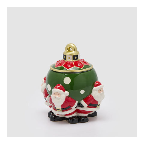 EDG Contenitore Palla di Natale ceramica 22x17xH24 cm
