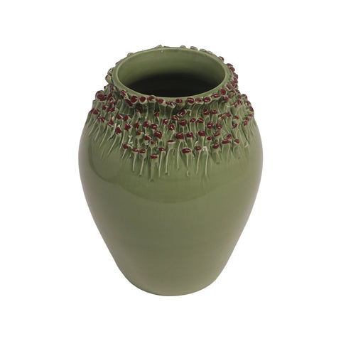 Virginia Casa Vaso Goccia porta fiori in ceramica artigianale D22xH30 cm 3 varianti(1 unità)