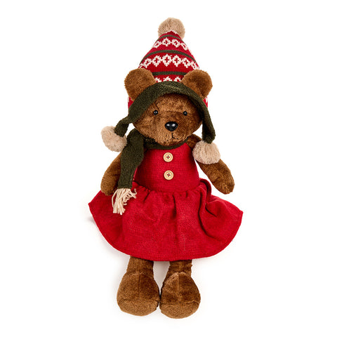 Nuvole di Stoffa Peluche Orso seduto "Bear Wonderland" H68 cm 2 varianti (1pz)