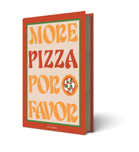 Easy life Idea Regalo Set 4 Coltelli tagliapizza in box "Gift Novels"