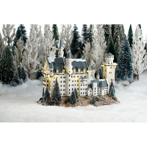 Luville Château de Neuschwanstein led "Autour du monde" 32x17xH25 cm