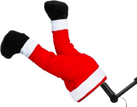 Luville Gambe di Babbo Natale con movimento 17x13xh35 cm